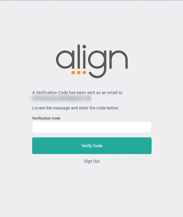 Enter verification code